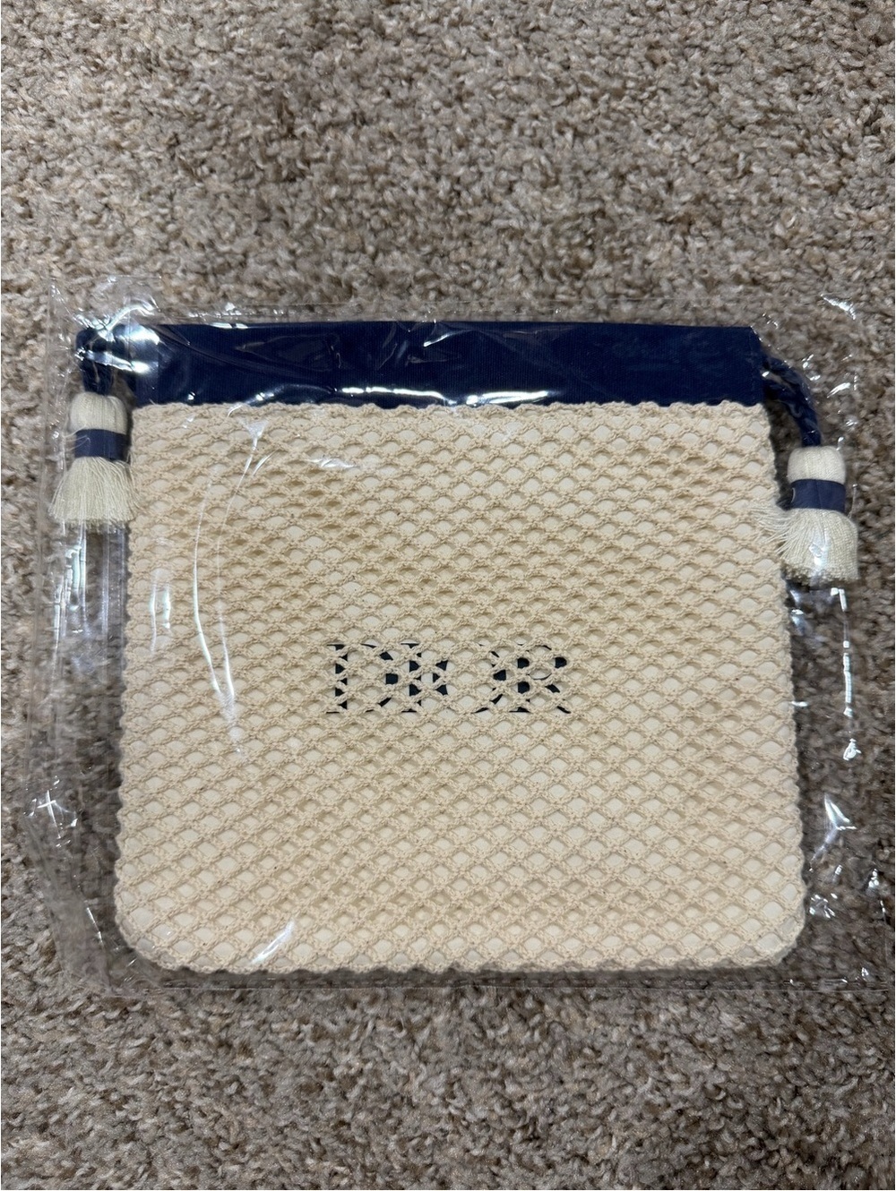 Dior Beauty Drawstring Bag New